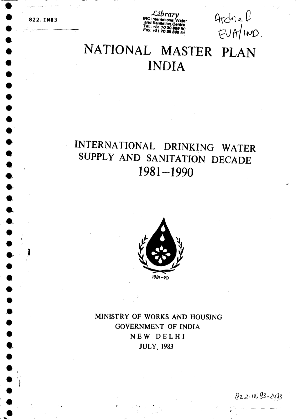 National Master Plan India 1981-1990