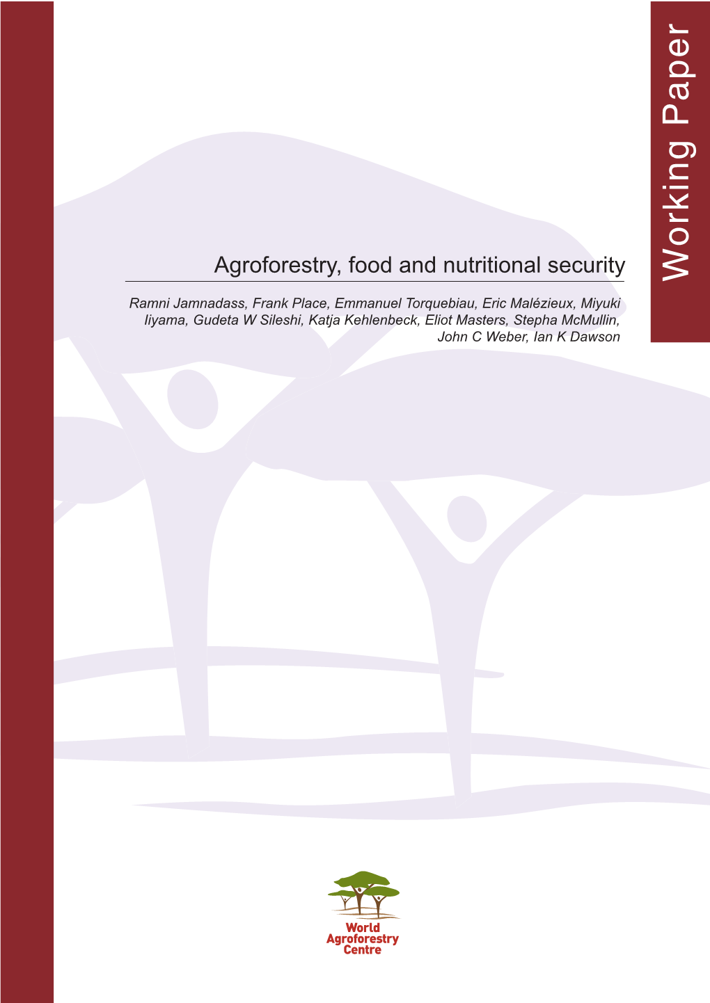 Agroforestry, Food and Nutritional Security