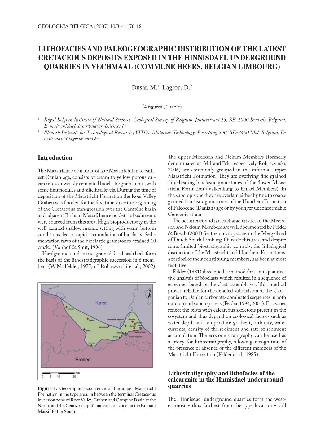 Lithofacies and Paleogeographic