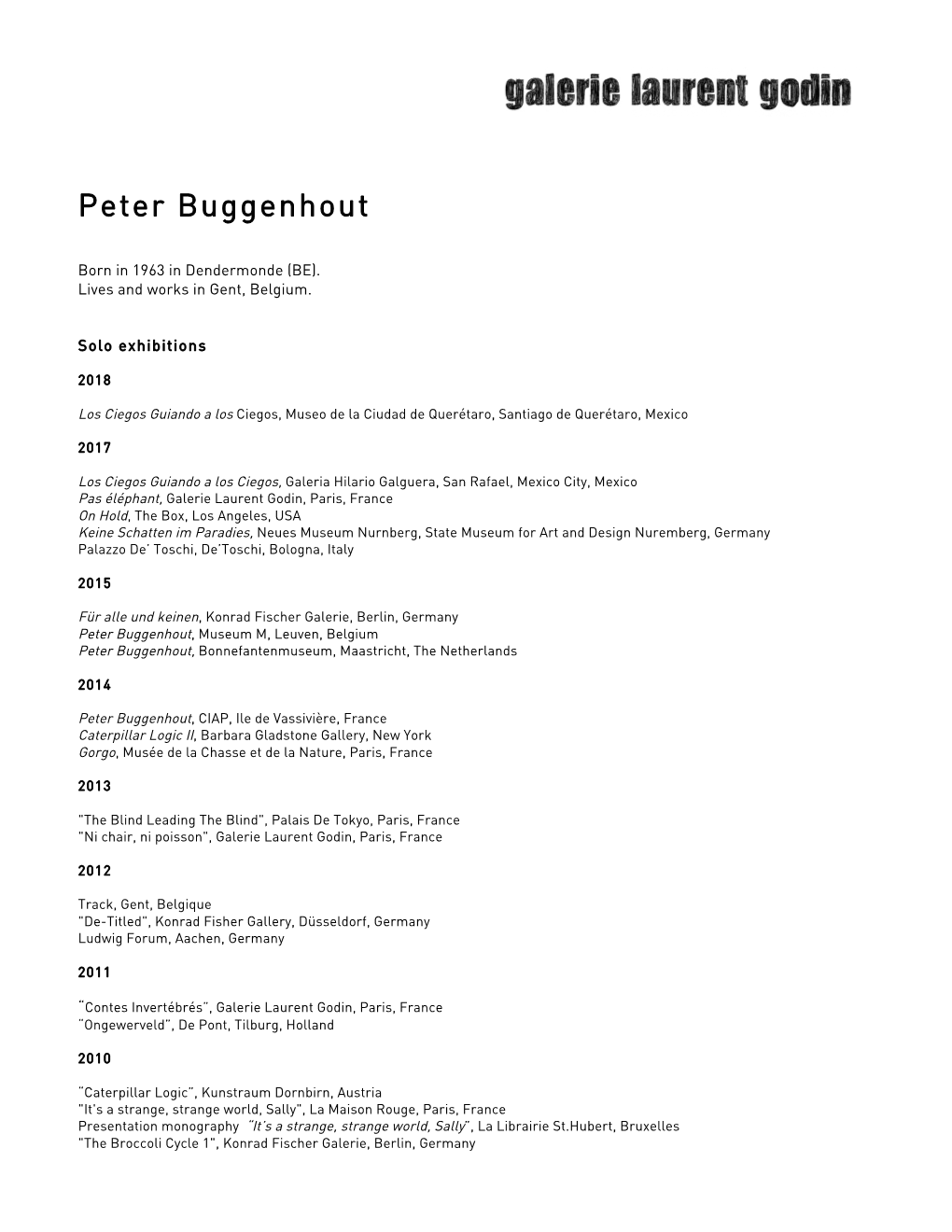 Peter Buggenhout