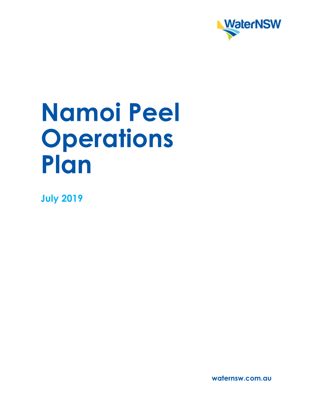 Namoi Peel Operations Plan