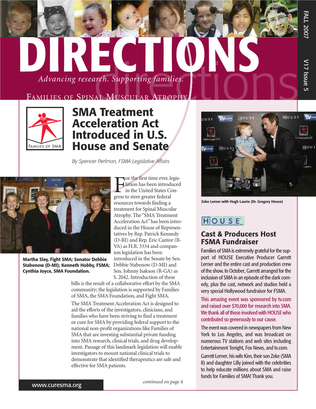 SMA Treatment Acceleration Act Introduced in U.S. House and Senate