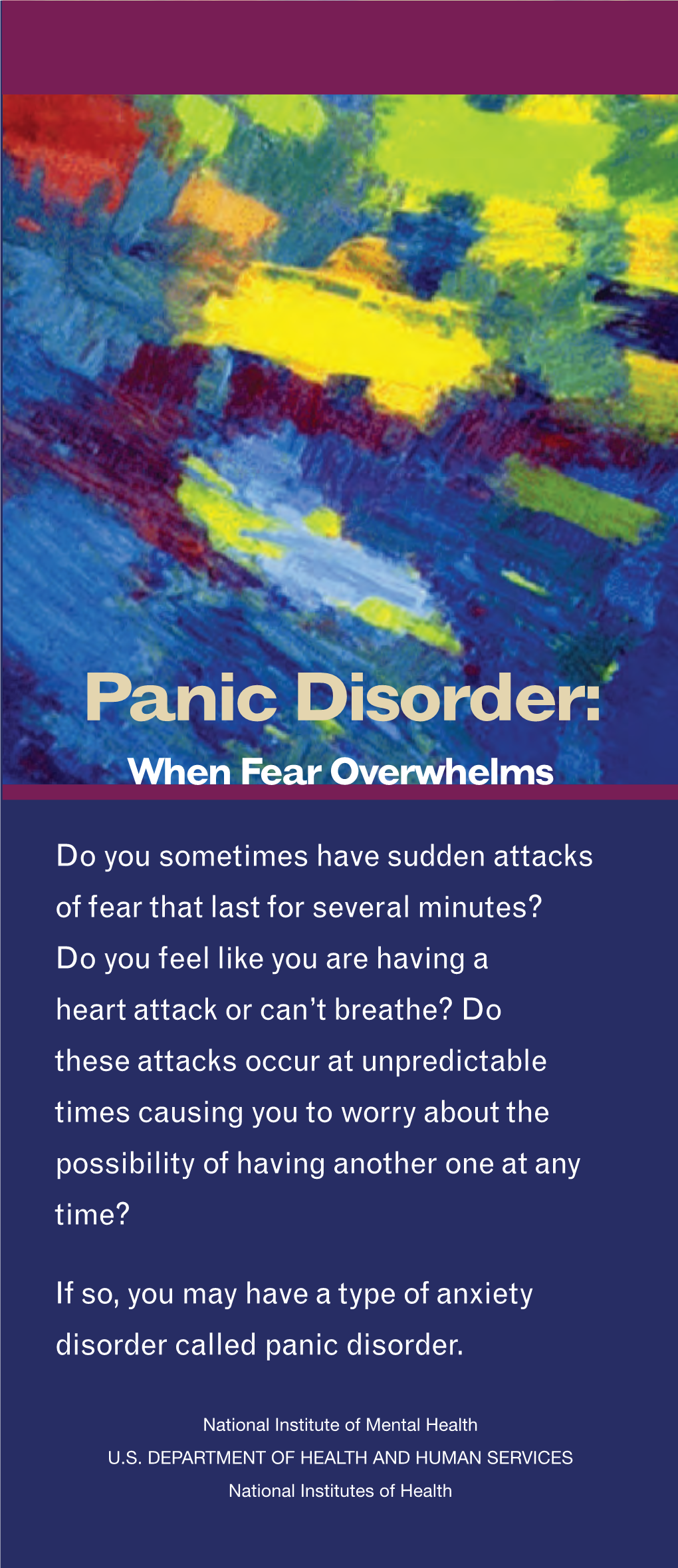 Panic Disorder: When Fear Overwhelms