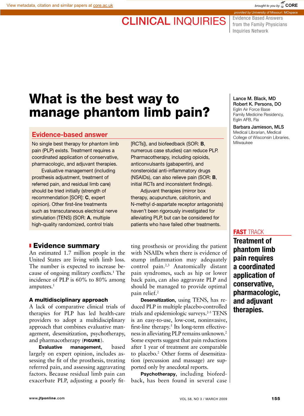 What Is the Best Way to Manage Phantom Limb Pain?