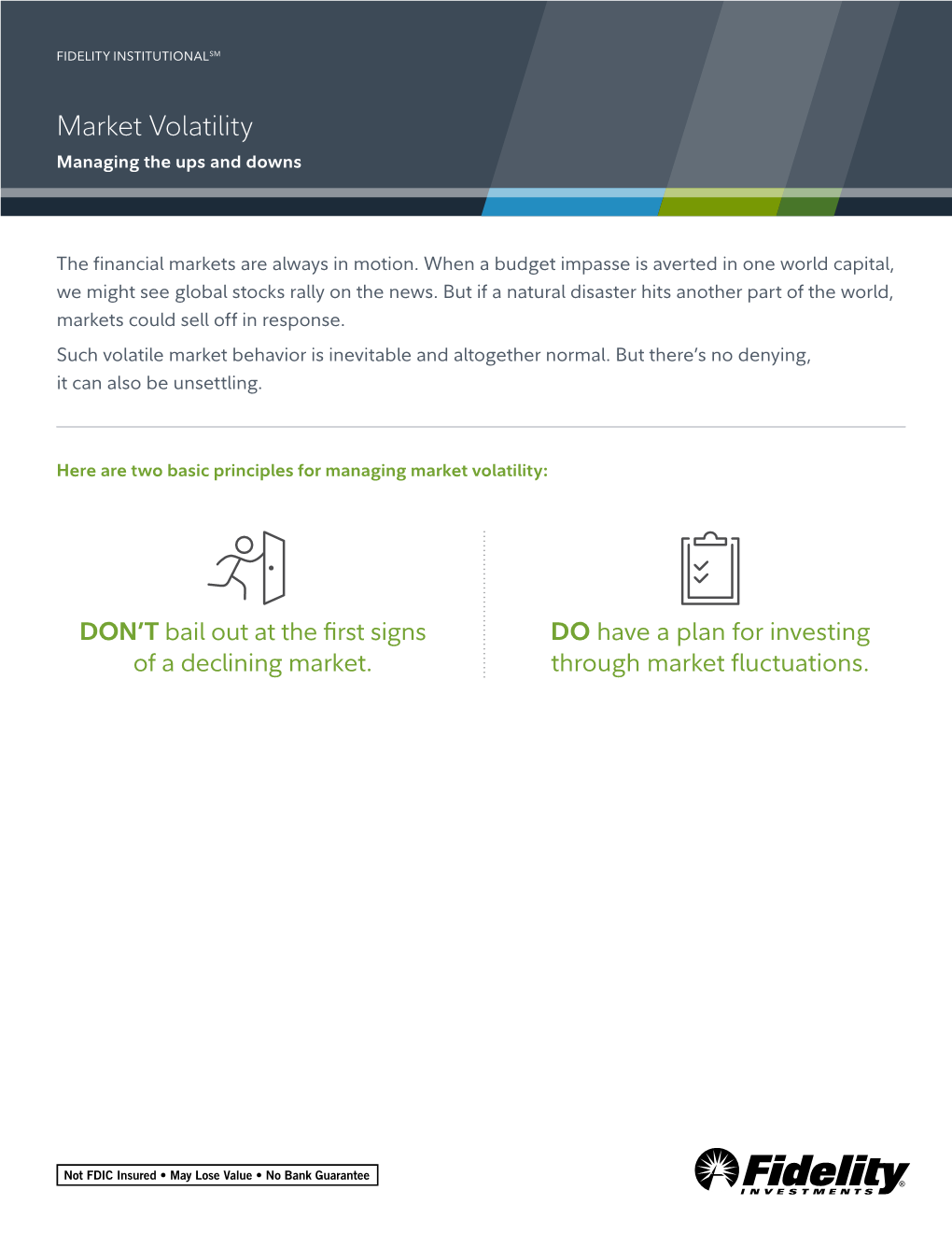 Market Volatility Managing the Ups and Downs