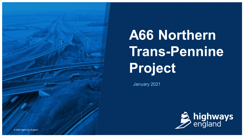 A66 Northern Trans-Pennine Project