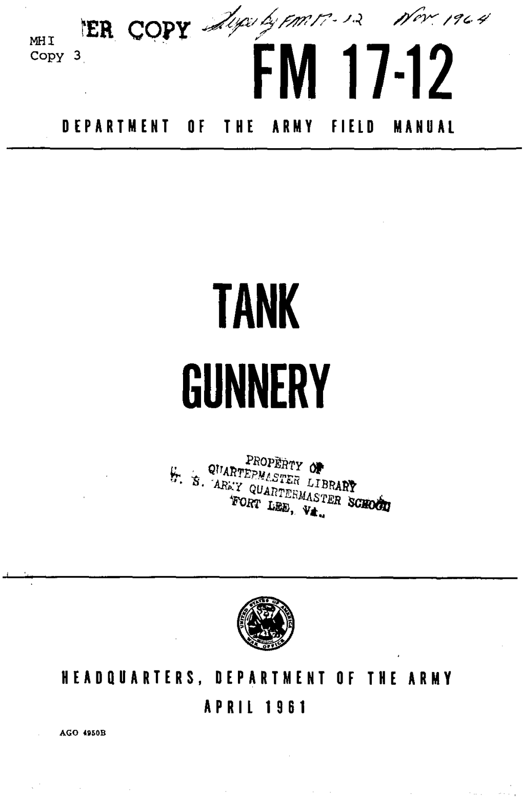 Tank Gunnery