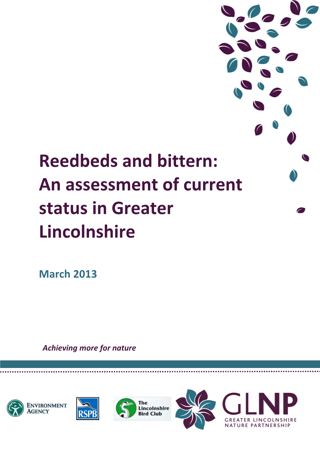 Reedbeds and Bittern: an Assessment of Current Status in Greater Lincolnshire