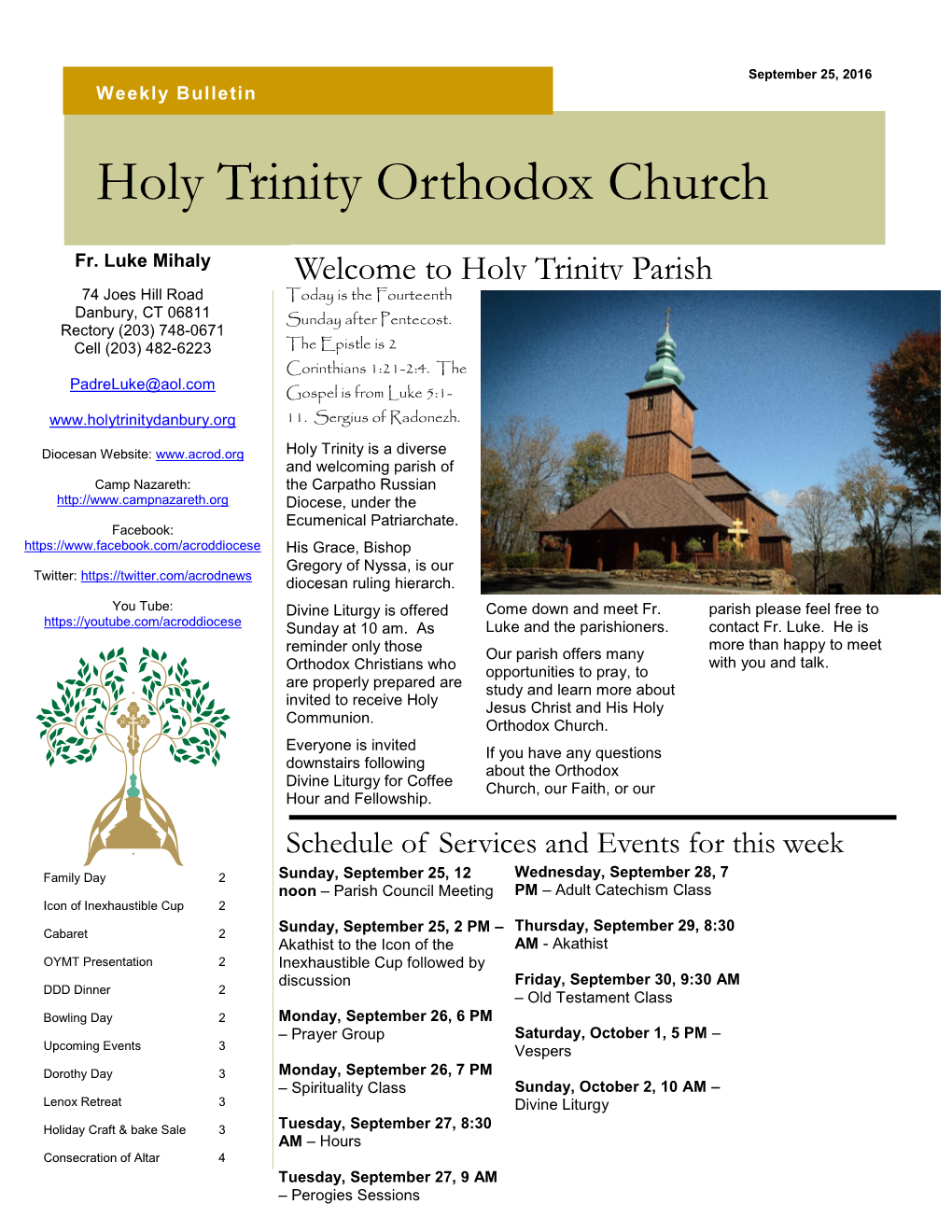 Holy Trinity Orthodox Church, Danbury CT
