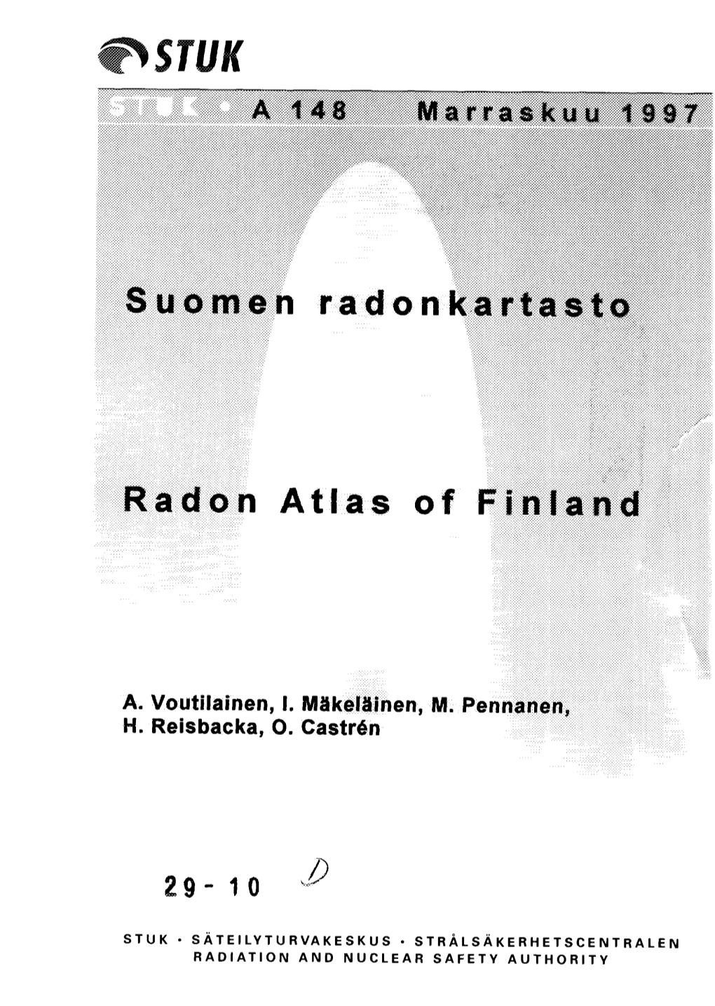 Suomen Radon Ka Rtasto Radon Atlas of Finland