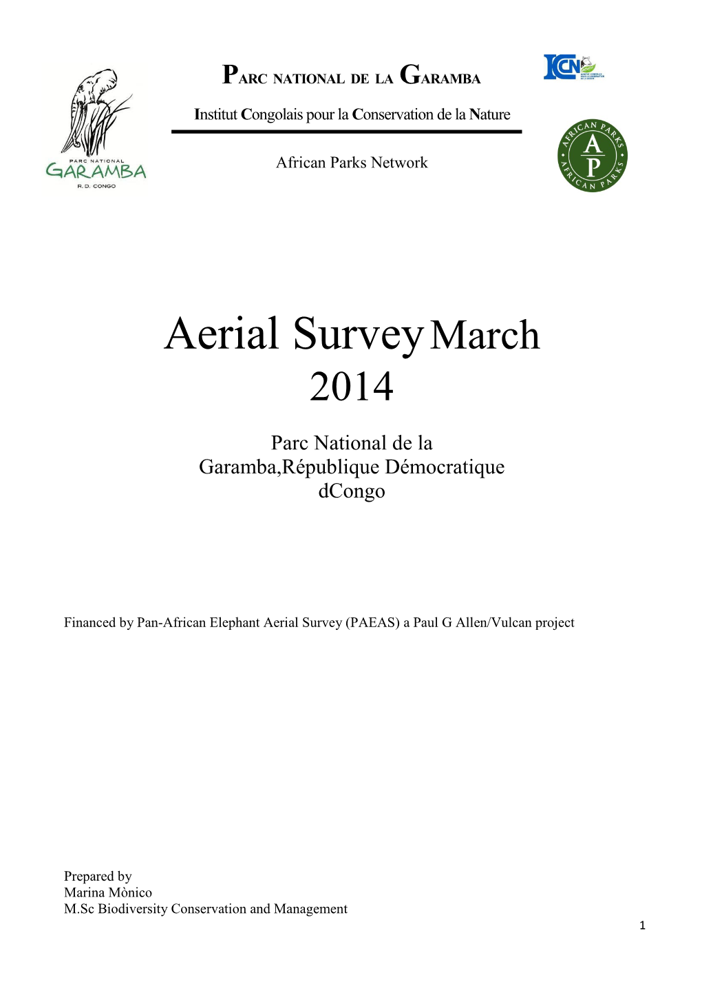 Aerial Survey Mars 2014