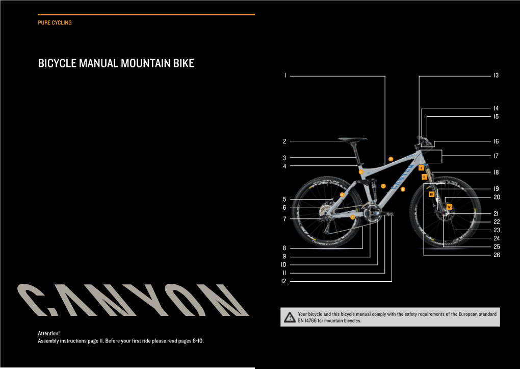 Bicycle Manual Mountain Bike 1 13