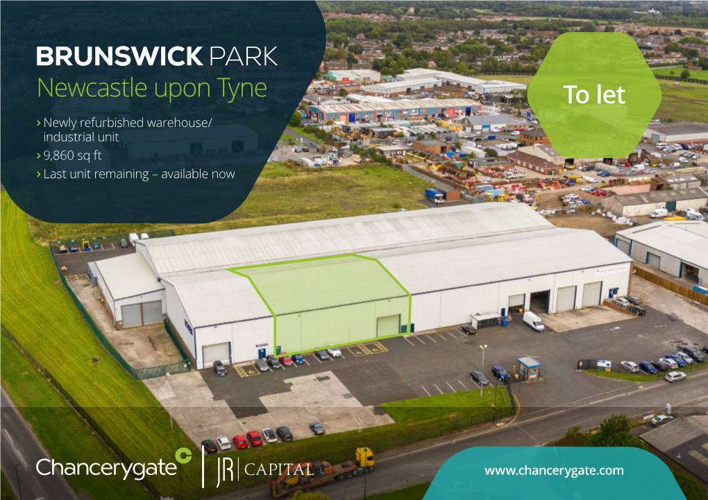 Newcastle Upon Tyne to Let > Newly Refurbished Warehouse/ Industrial Unit > 9,860 Sq Ft > Last Unit Remaining – Available Now