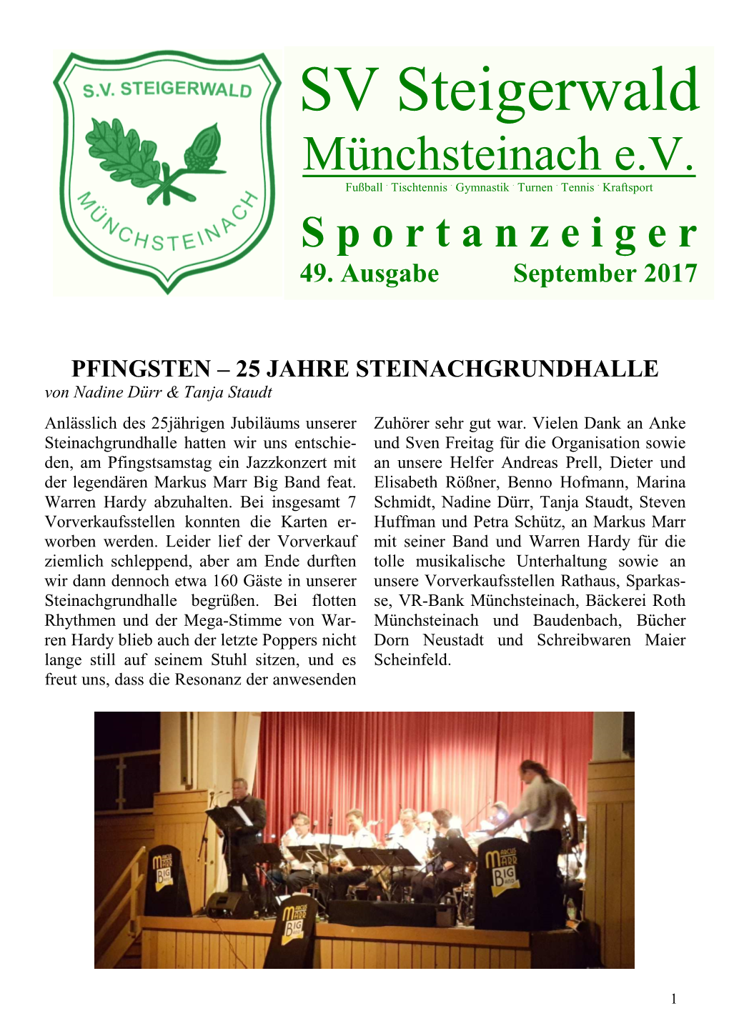 SV Steigerwald Münchsteinach E.V