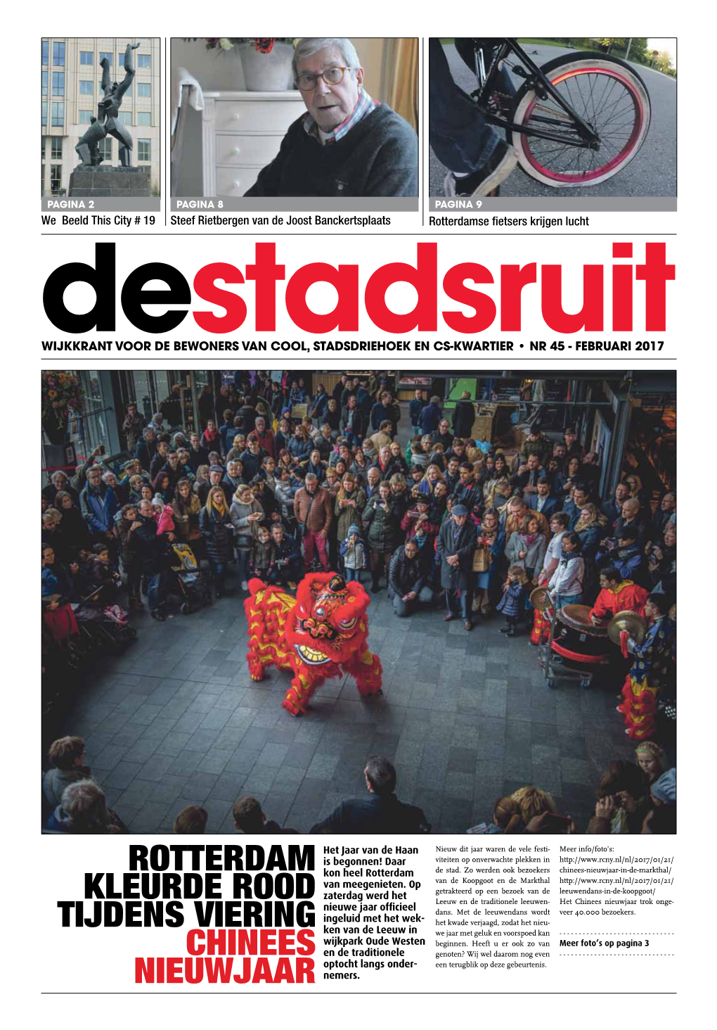 Rotterdam Kleurde Rood Tijdens Viering Chinees Nieuwjaar