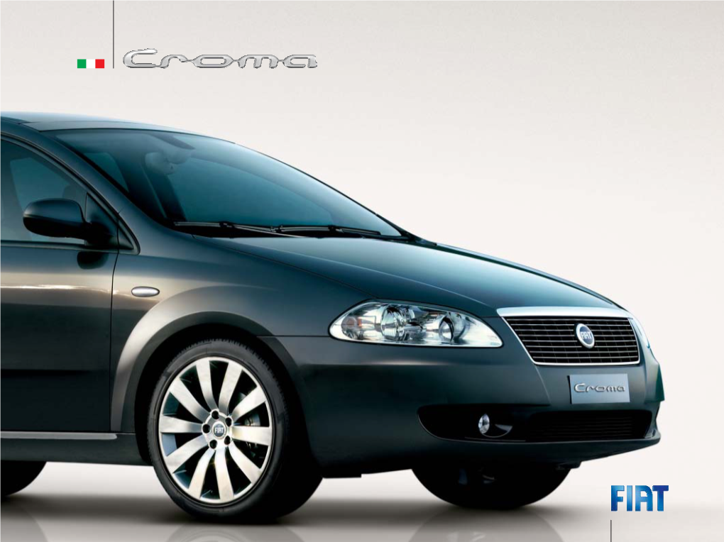 Fiat Croma Features an Extraordinary New Diesel Engine: the 5 Cylinder, 200 Bhp, 2.4 20V Multijet