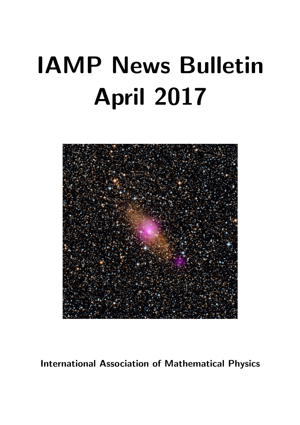 IAMP News Bulletin April 2017