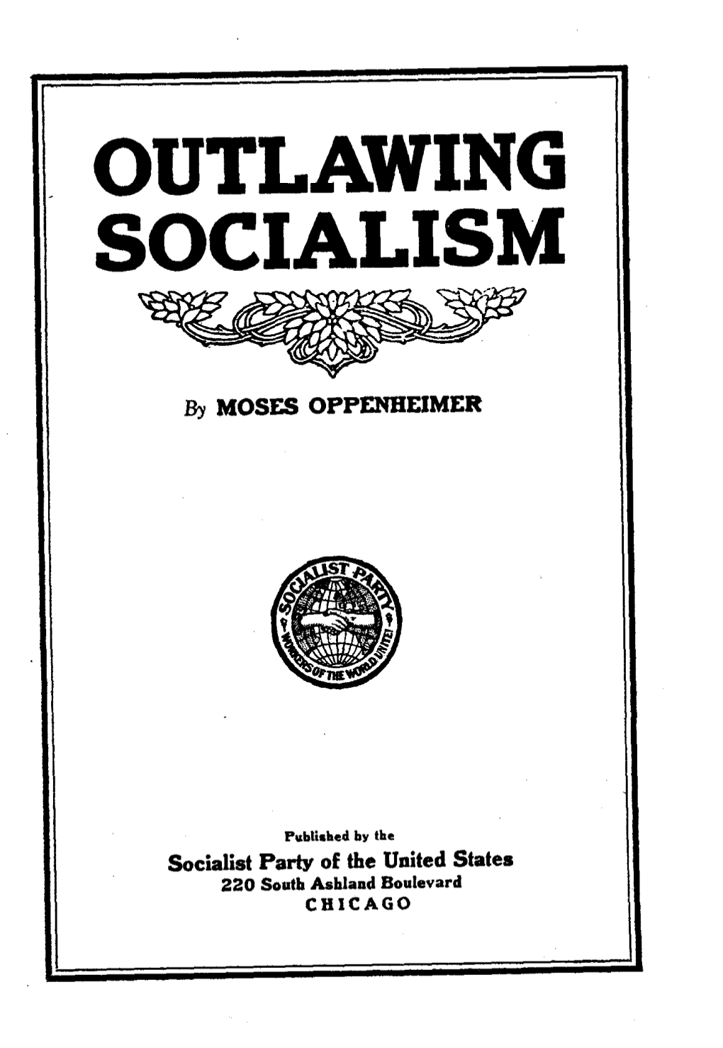 Outlawing Socialism