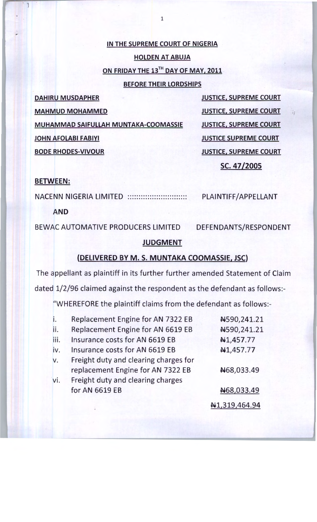 An Order of Specific Restitution of the Chattel, Or in Default Its Value and Also Damages for Its Detention up to Date of Judgment"