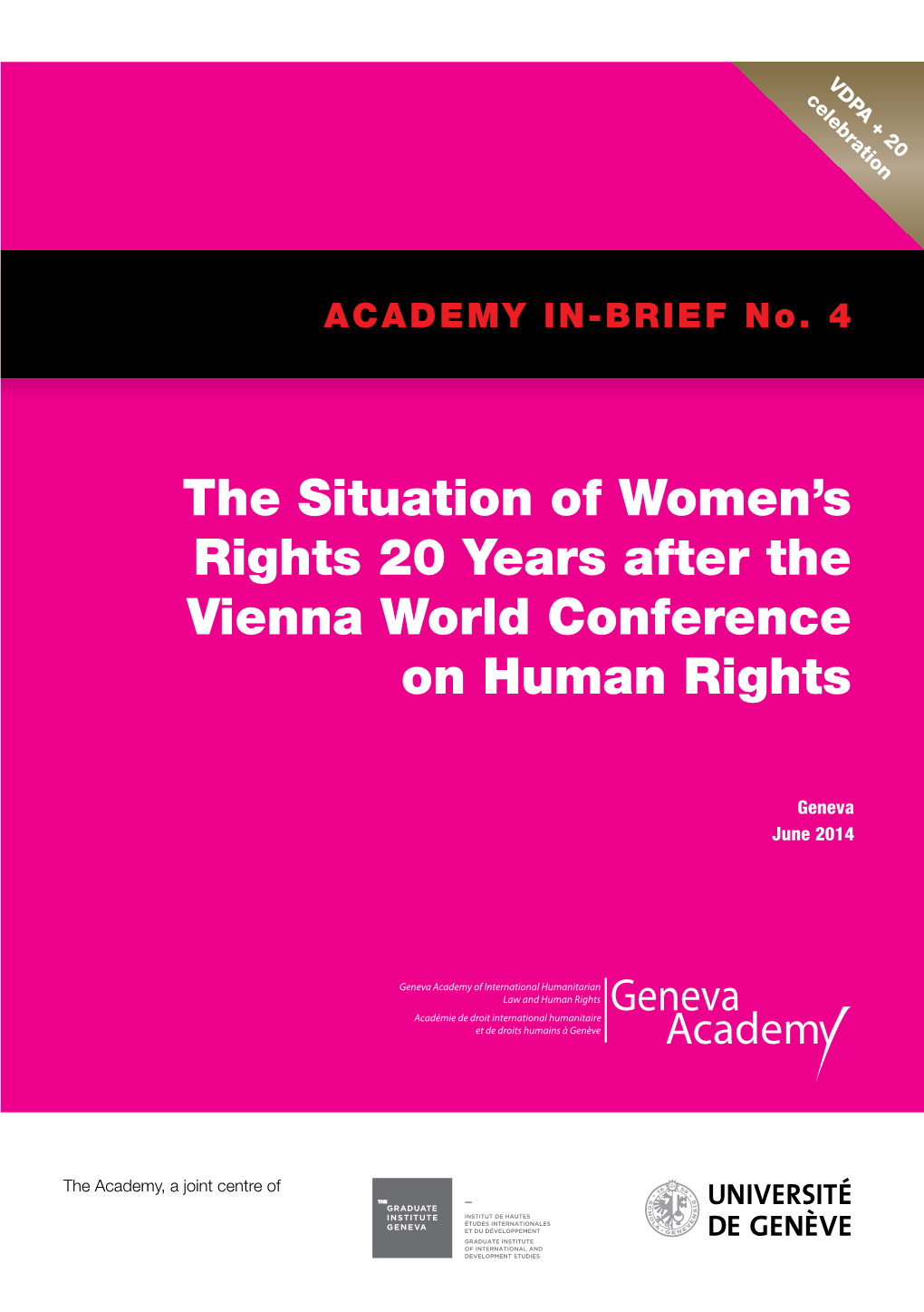 The Situation of Women's Rights 20 Years After the Vienna World