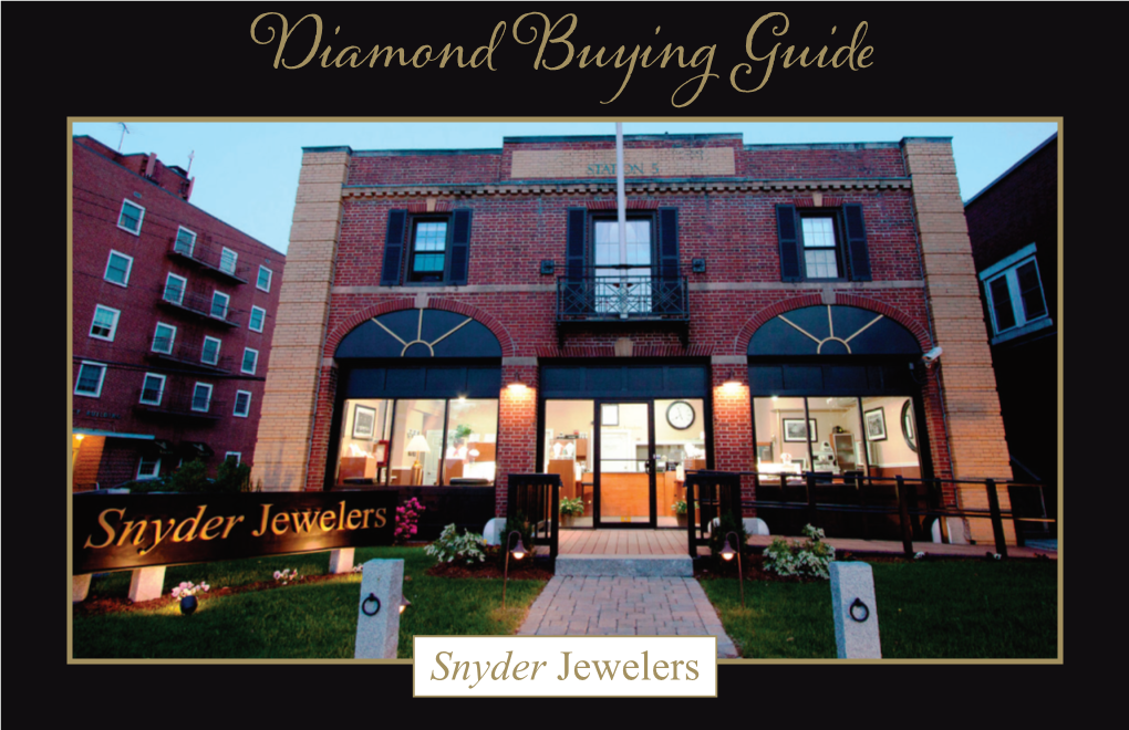 Diamond Buying Guide