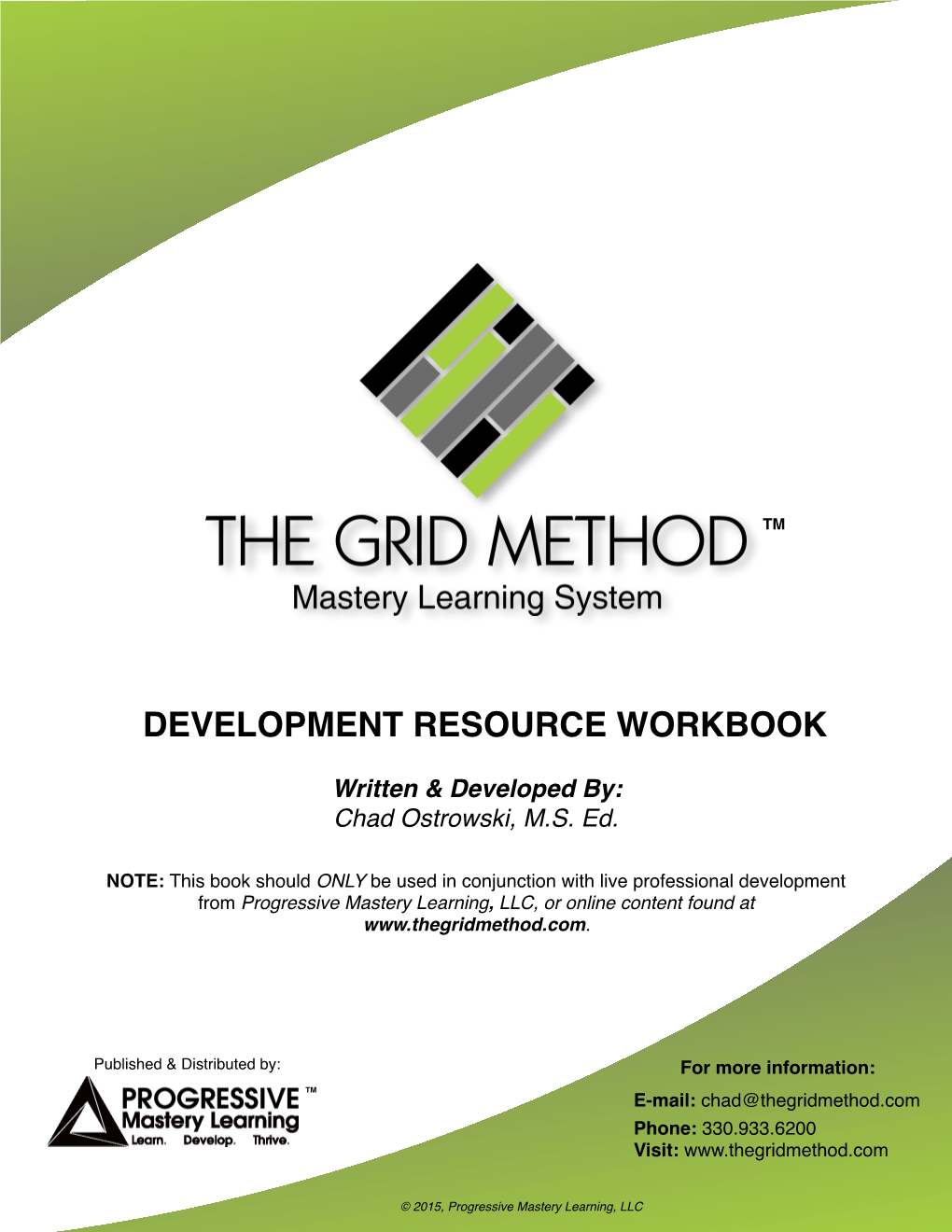 The Grid Method Development Resource Workbook FINAL EDIT