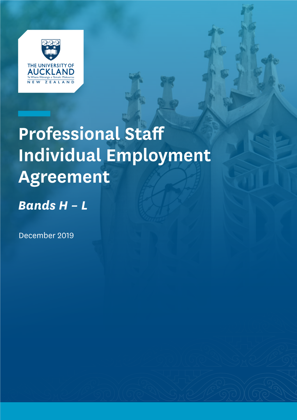 Professional Staff Individual Employment Agreement Bands H – L