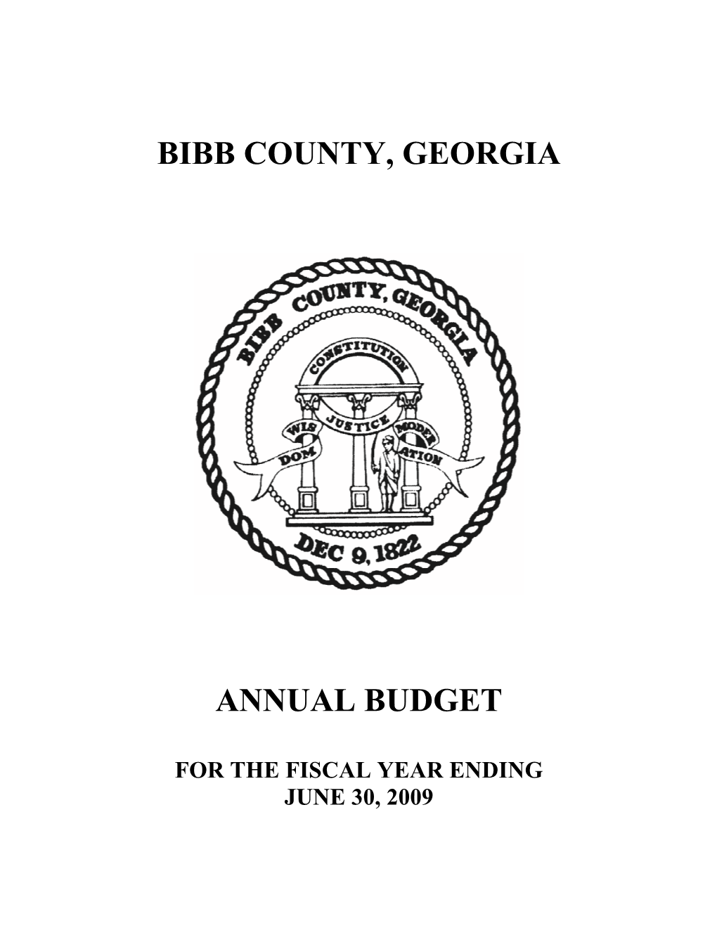 Bibb County, Georgia Annual Budget