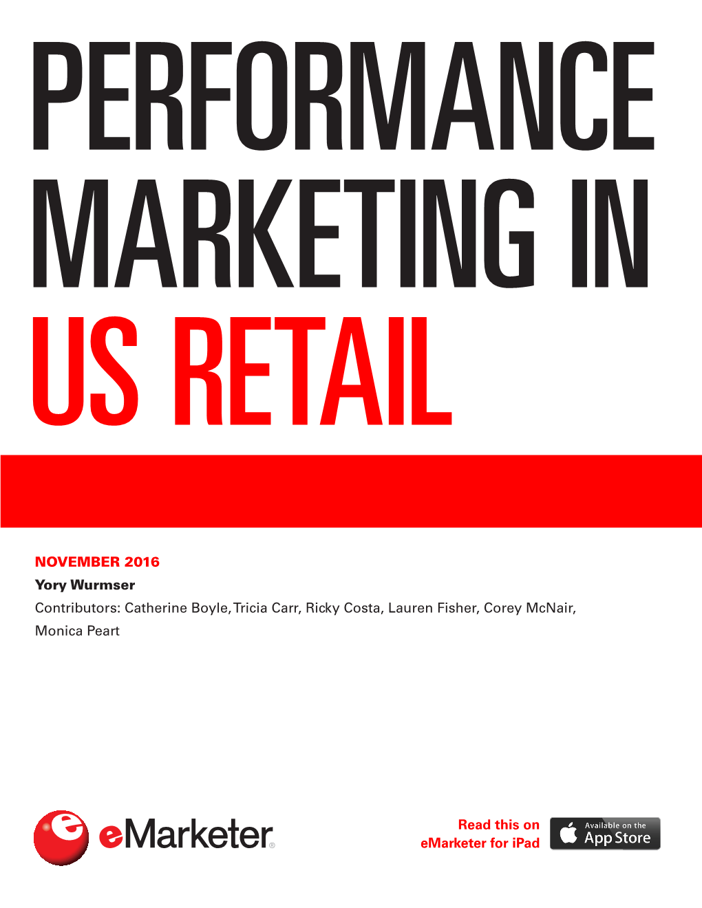 Performance Marketing in Us Retail