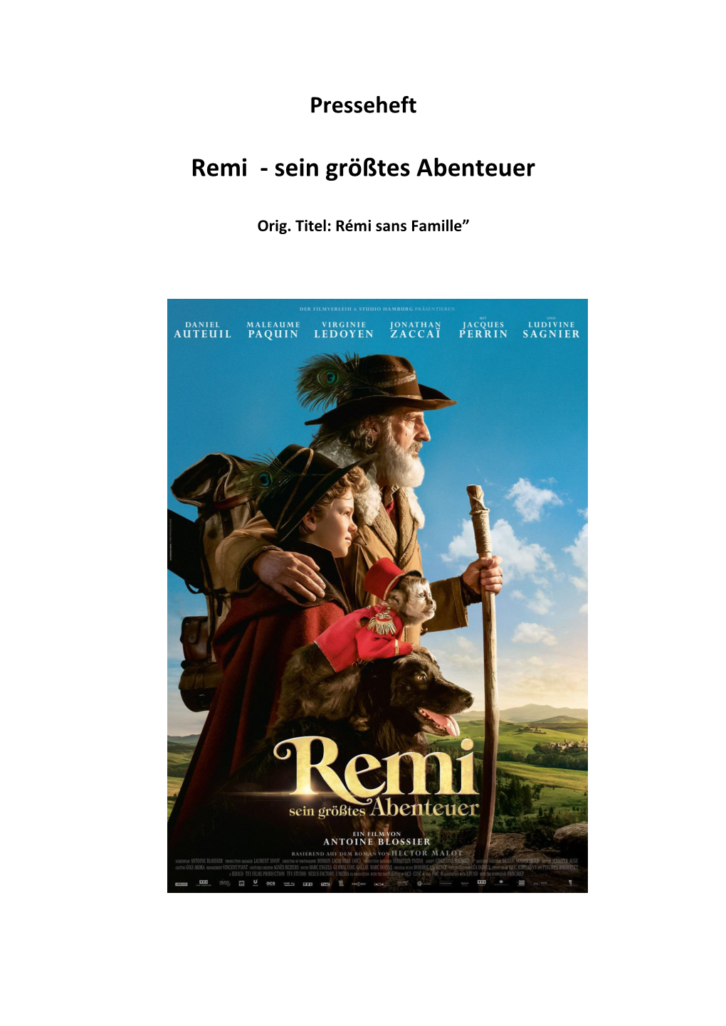 REMI – Der Film – Demnächst Im Kino