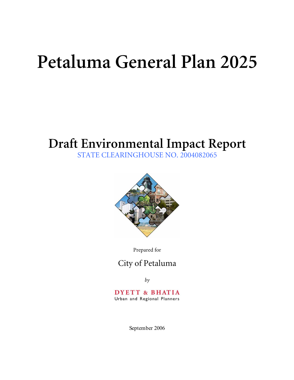Petaluma General Plan 2025