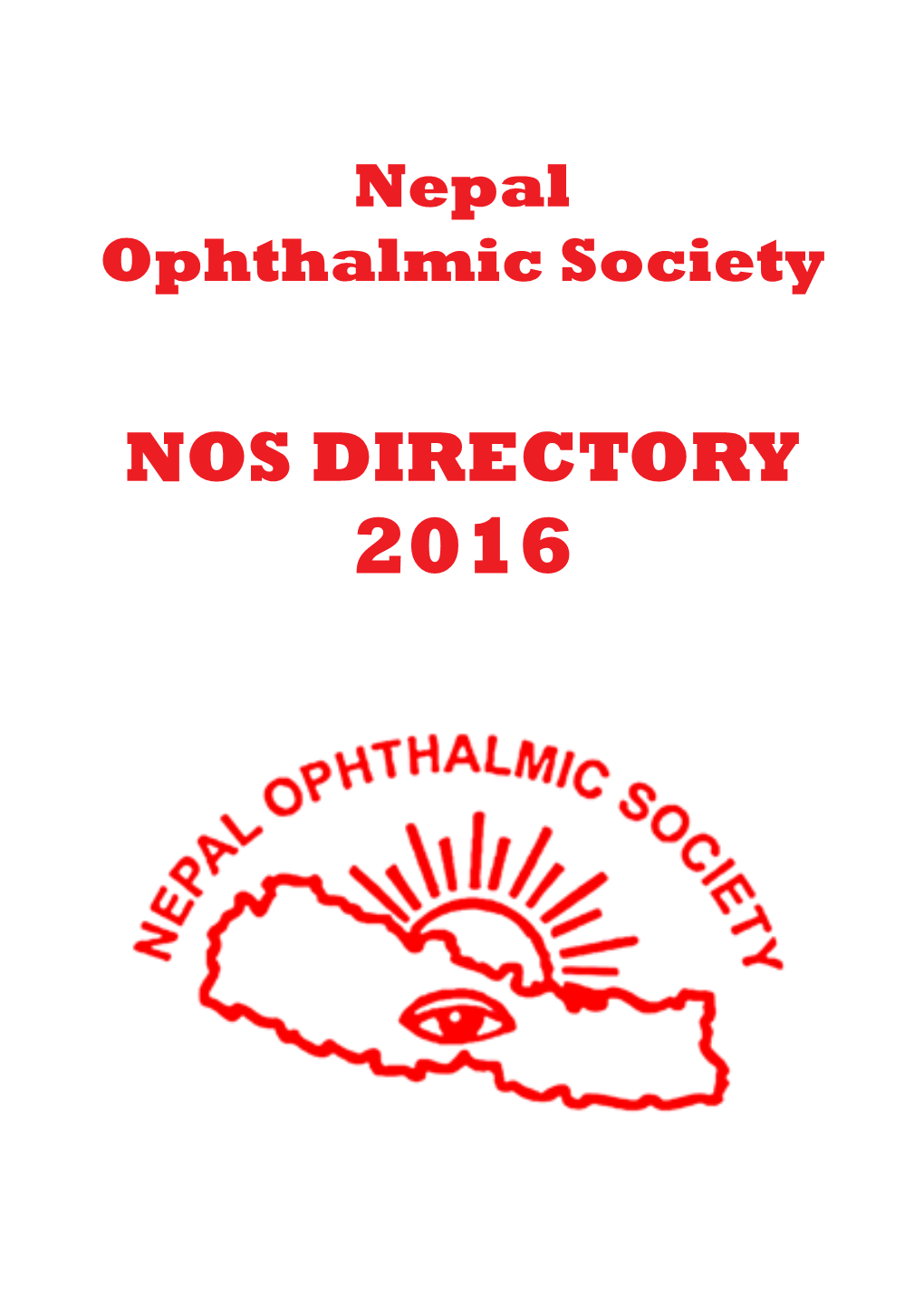 NOS DIRECTORY -.:: Nepal Ophthalmic Society