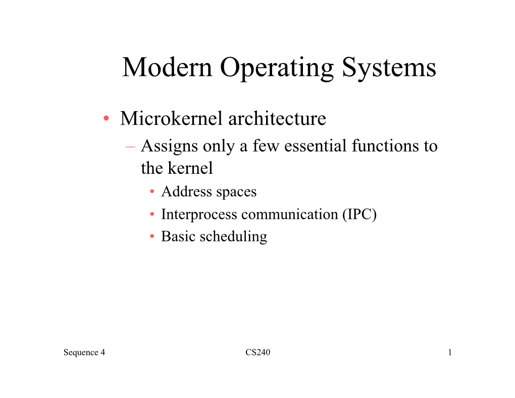 Modern Operating Systems