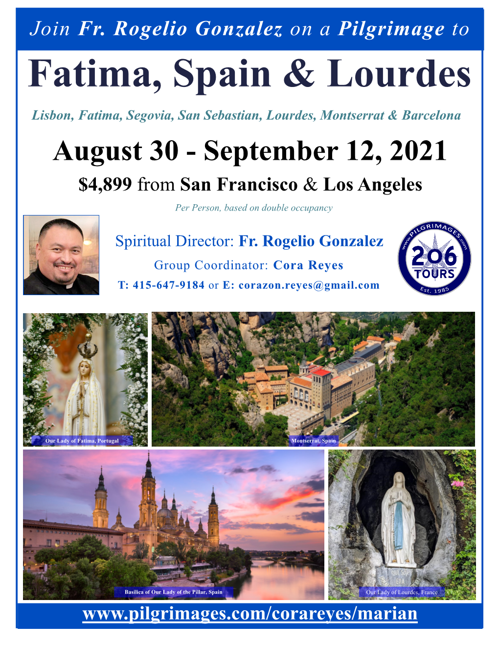 Fatima, Spain & Lourdes