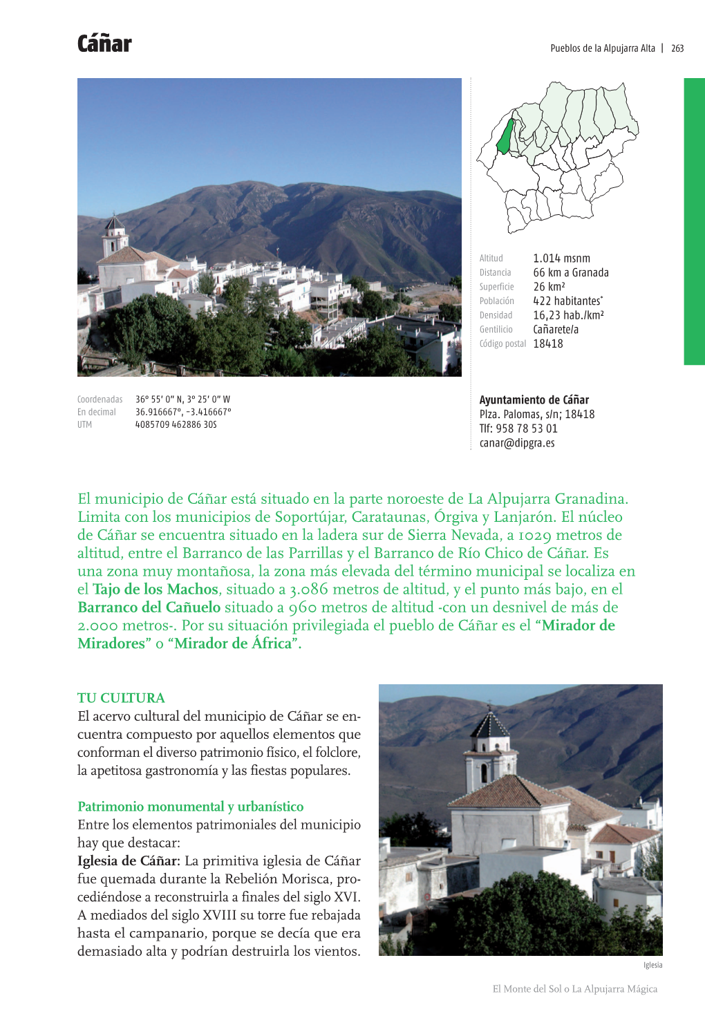 Cáñar Pueblos De La Alpujarra Alta | 263