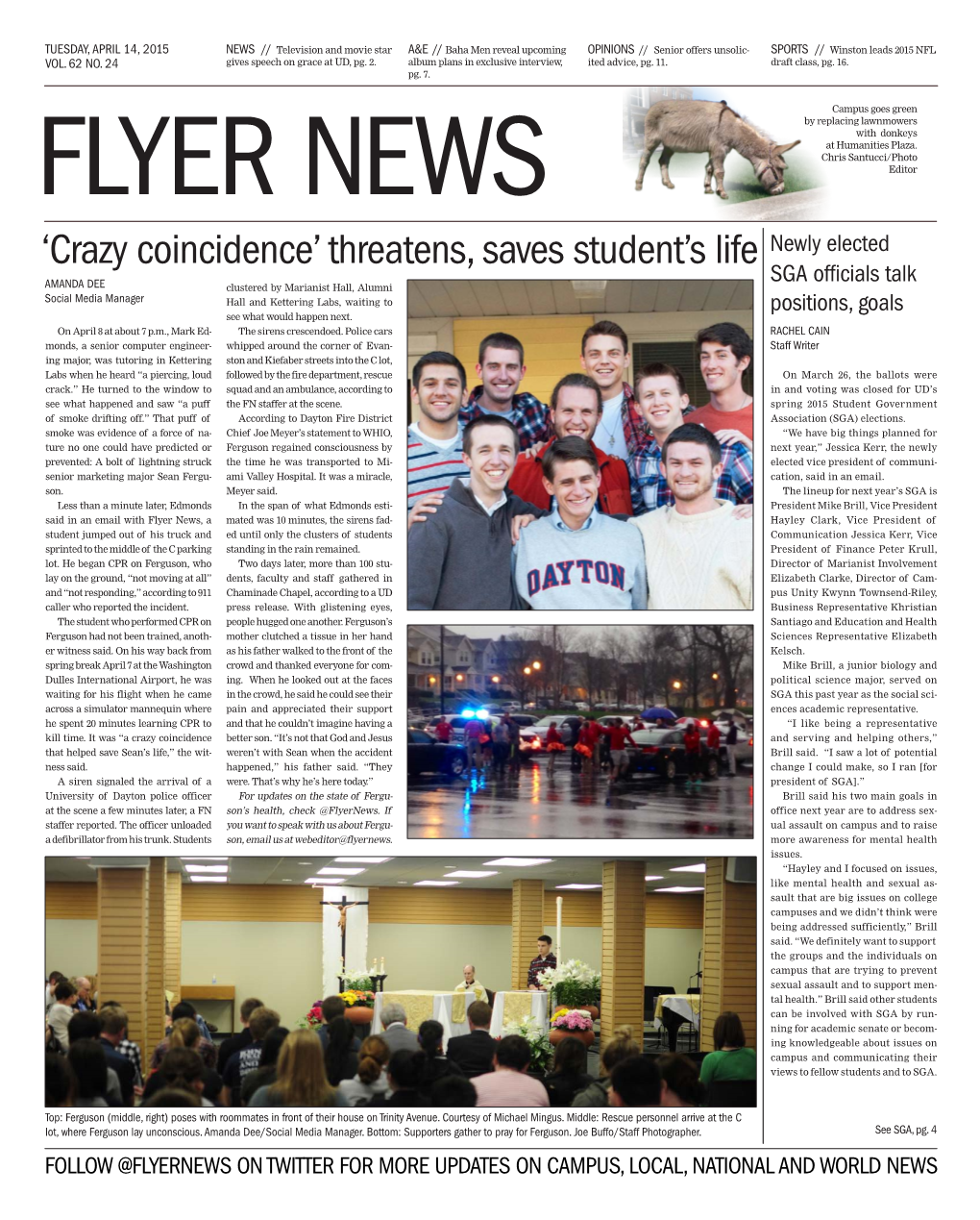 Flyer News, Vol. 62, No. 24