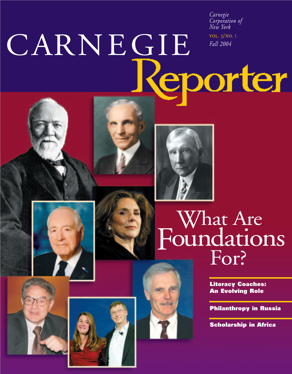 Carnegie Reporter-Fall 2004