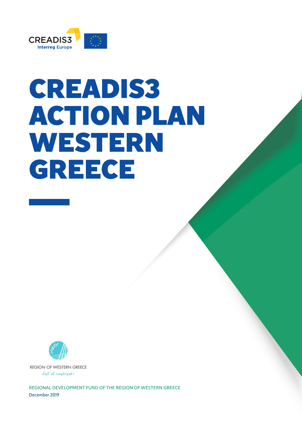 Creadis3 Action Plan Western Greece