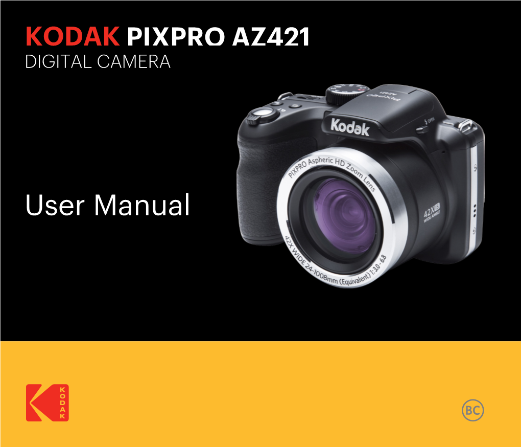 Kodak PIXPRO AZ421 Manual