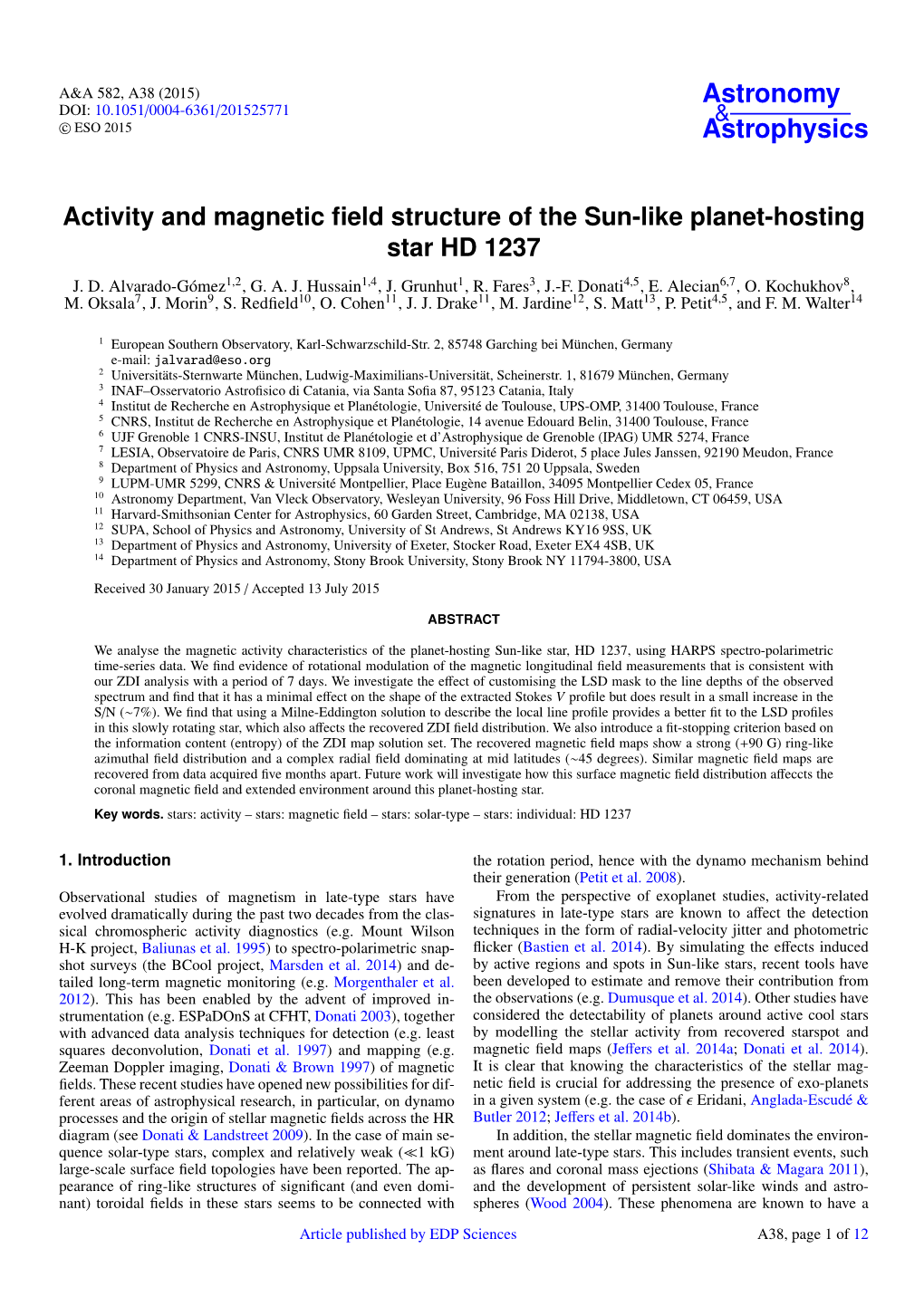 Activity and Magnetic Field Structure of the Sun-Like Planet-Hosting Star HD