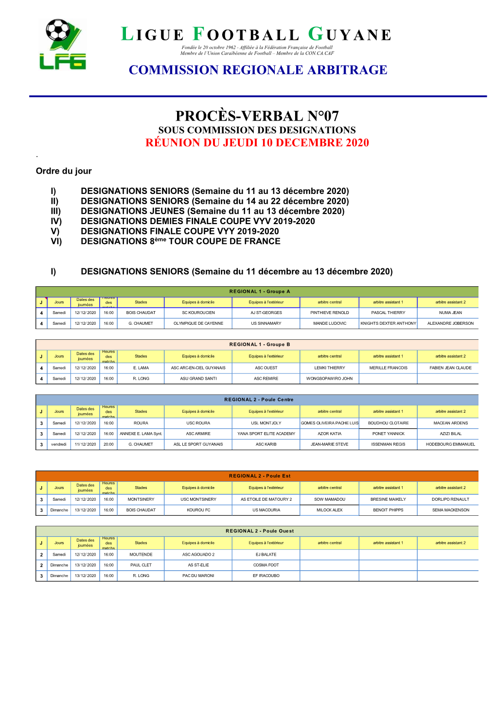 Ligue Football Guyane