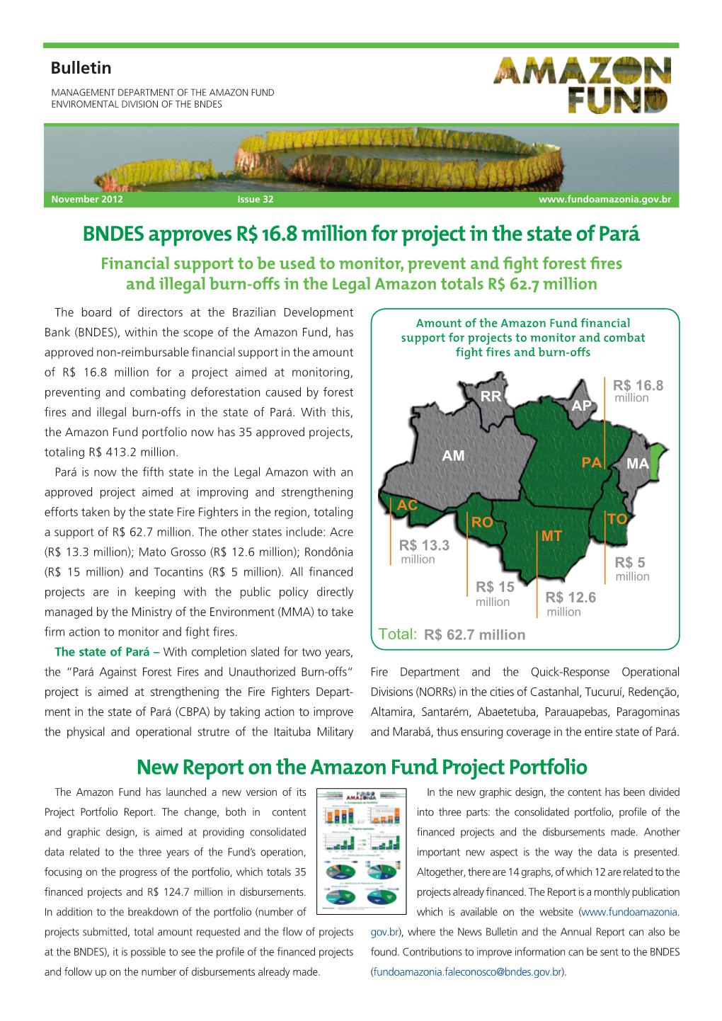 BNDES Approves R$ 16.8 Million for Project in the State of Pará New