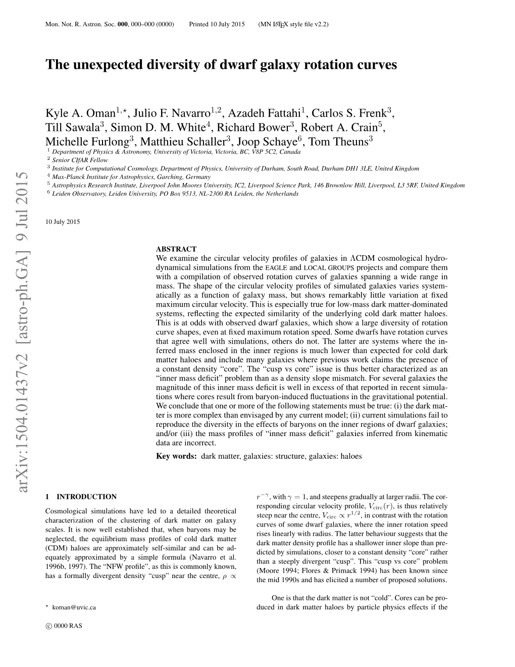 The Unexpected Diversity of Dwarf Galaxy Rotation Curves