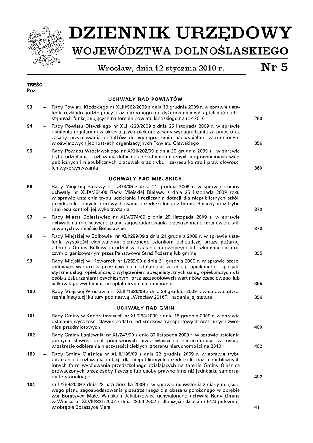 Dziennik PDF Dz U Nr 5.Pdf