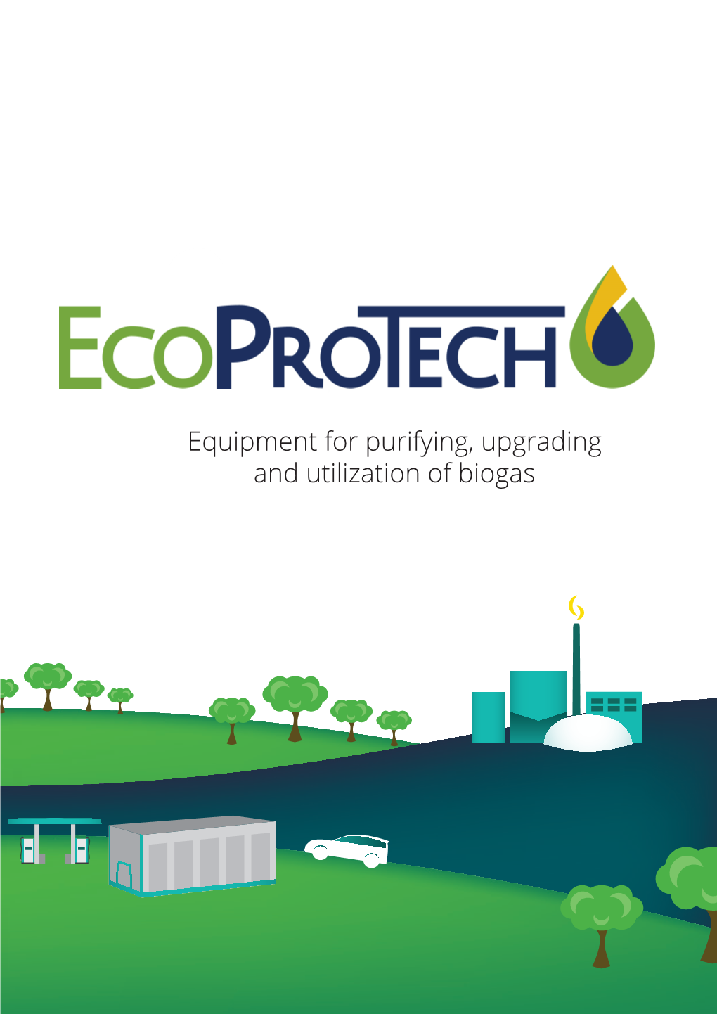 Equipment for Purifying, Upgrading and Utilization of Biogas Sludge & Food Waste