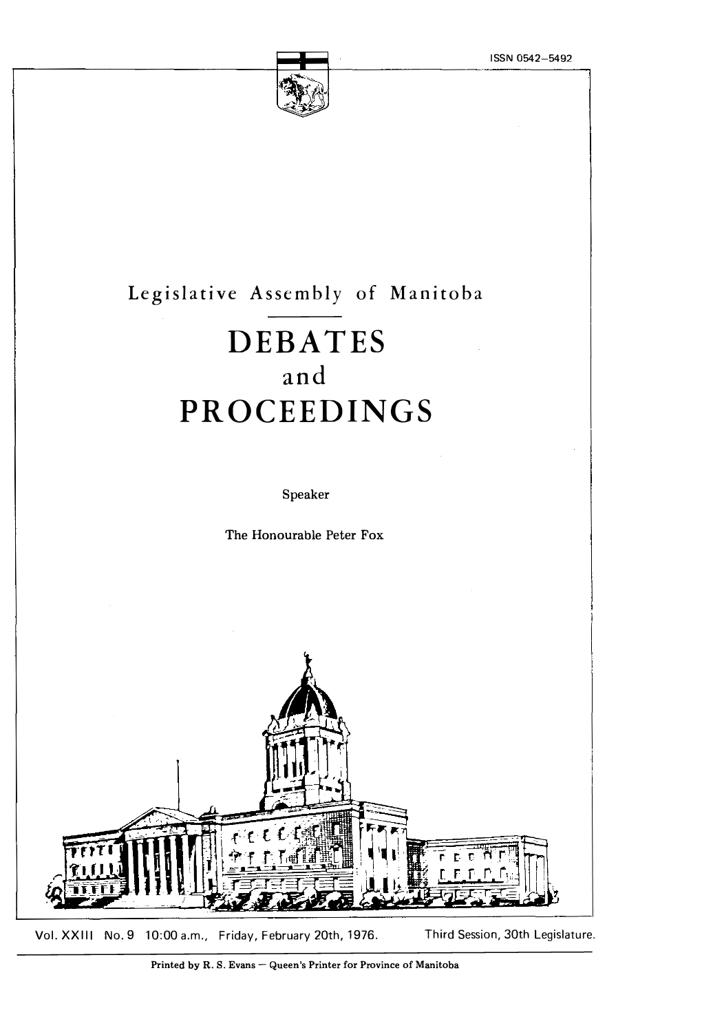 Debates Proceedings