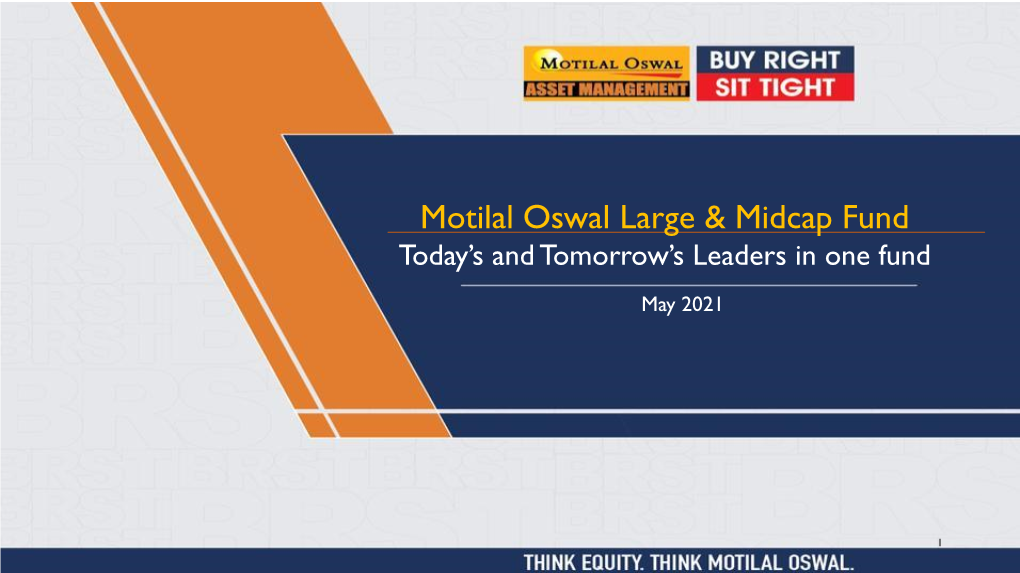 Motilal Oswal Large & Midcap Fund