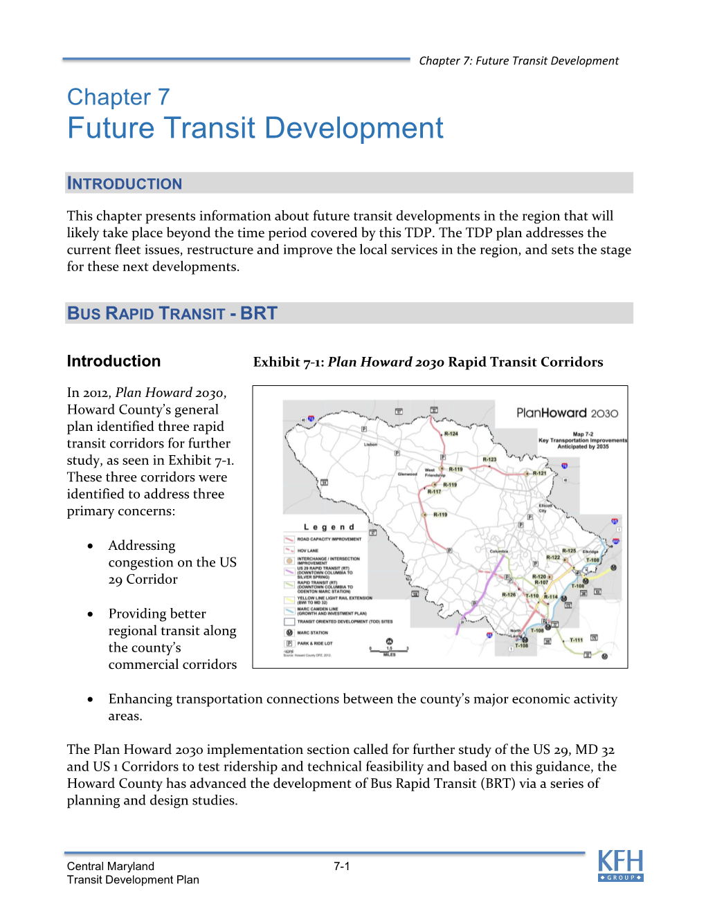 Future Transit Development Chapter 7 Future Transit Development