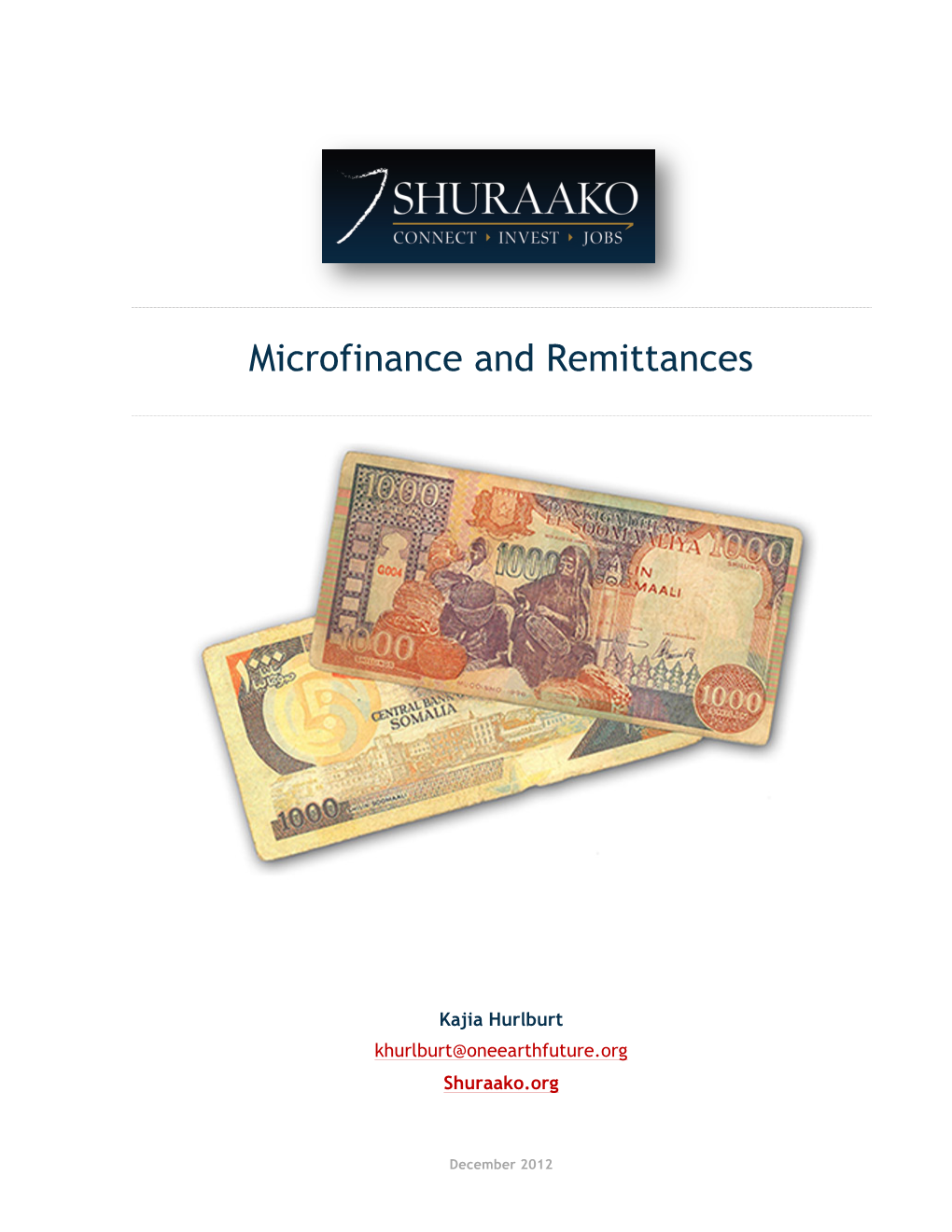 Microfinance and Remittances