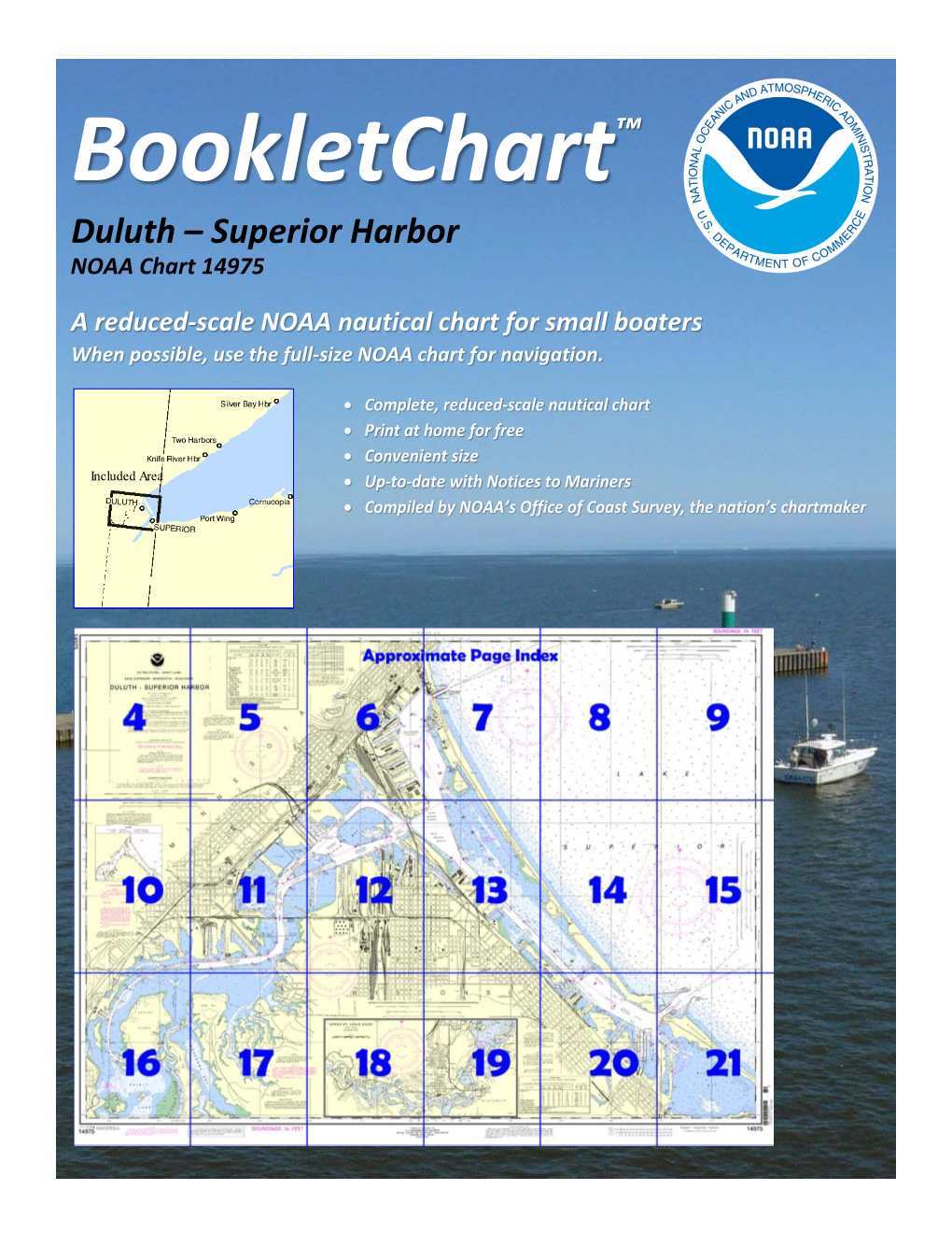 Bookletchart™ Duluth – Superior Harbor NOAA Chart 14975